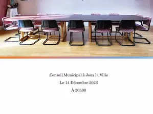 Conseil Municipal du 14 Décembre 2023